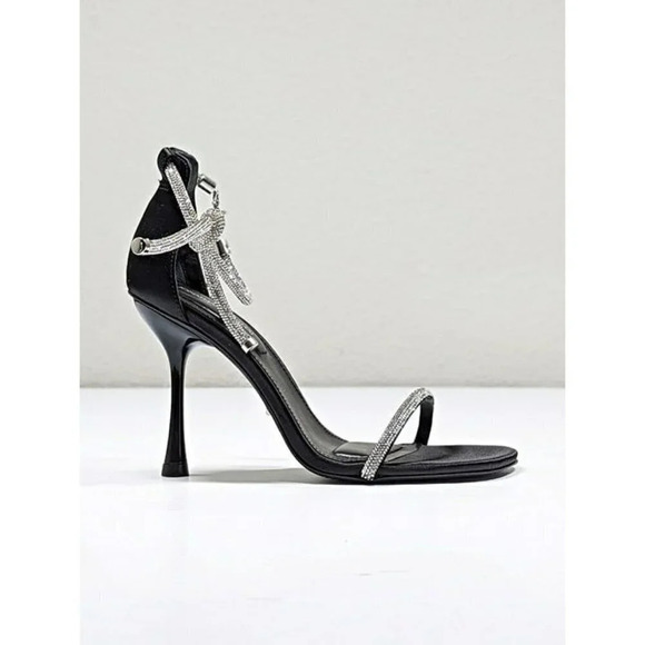 Jonathan Simkhai Dalton Women's Crystal Knot Black Sandal Size 36 EU (MSRP $595) - Picture 4 of 10